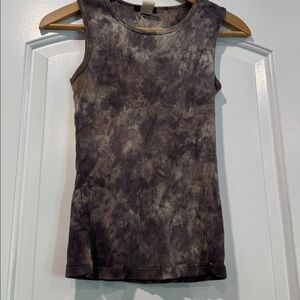 🟠 55 Blue Tie-Dye Tank Top Size Medium